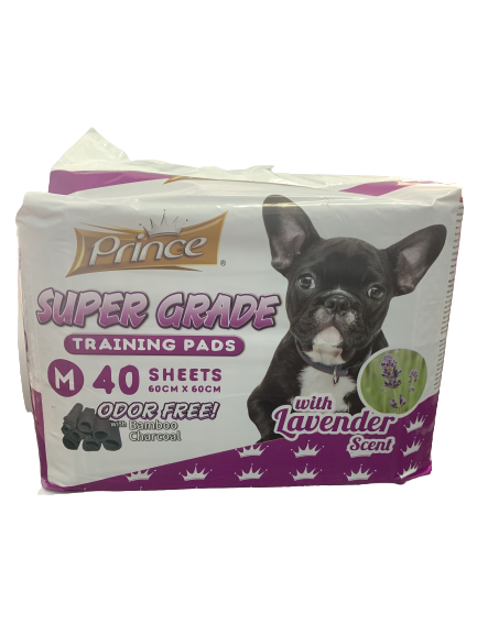 Prince Super Grade Training Pads Medium 60cmx60cm 40 Sheets Seybusiness